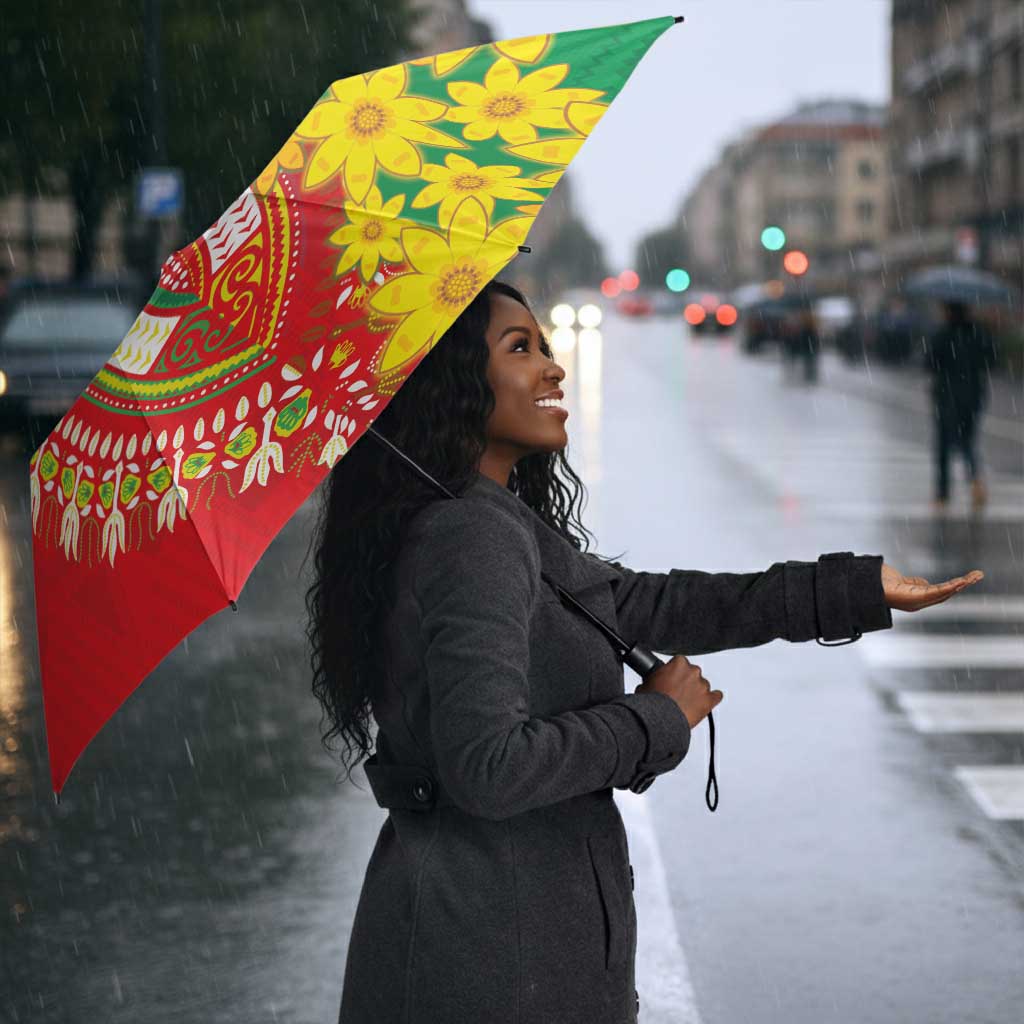 Afro Ethiopian New Year Umbrella Enkutatash Adey Abeba Flower Art