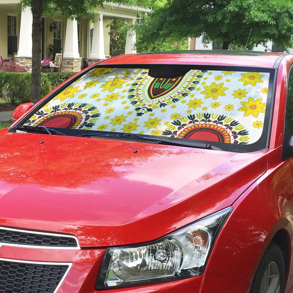 Afro Enkutatash Dashiki and Adey Abeba Auto Sun Shade