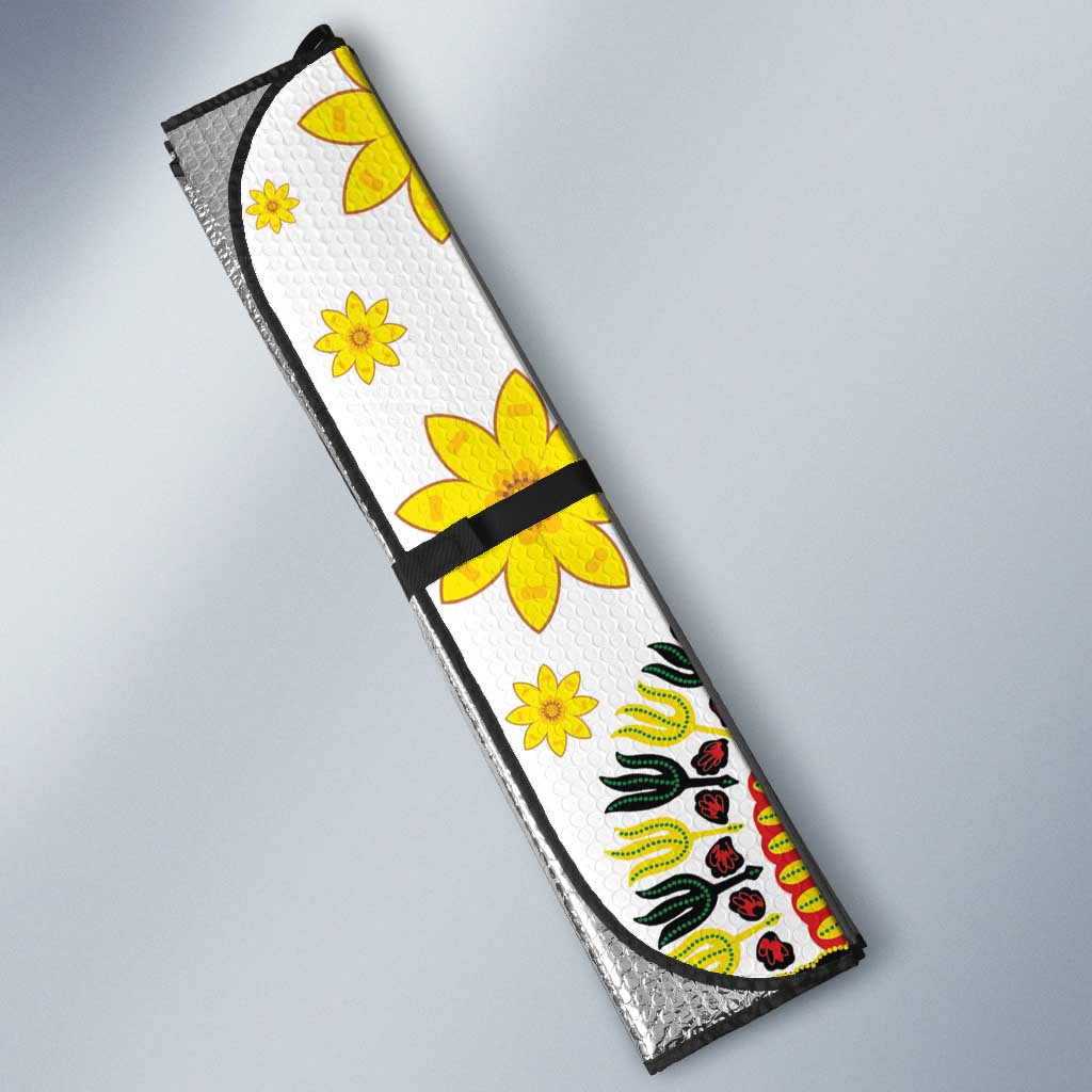 Afro Enkutatash Dashiki and Adey Abeba Auto Sun Shade
