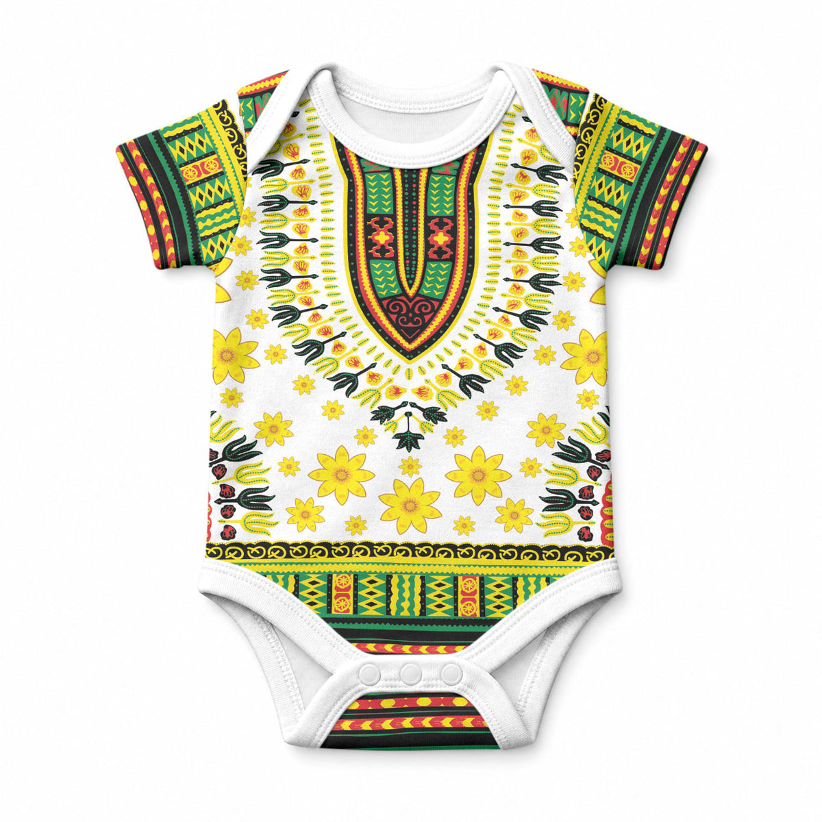 Afro Enkutatash Dashiki and Adey Abeba Baby Onesie