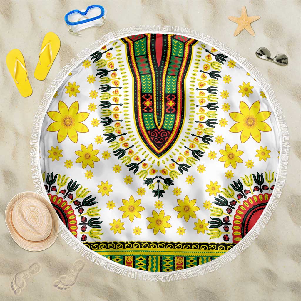 Afro Enkutatash Dashiki and Adey Abeba Beach Blanket