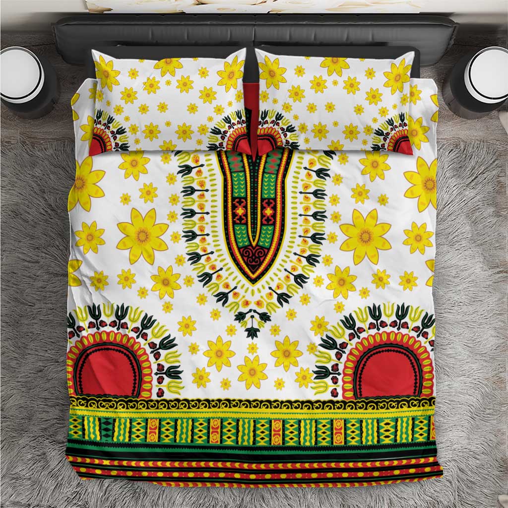 Afro Enkutatash Dashiki and Adey Abeba Bedding Set