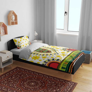 Afro Enkutatash Dashiki and Adey Abeba Bedding Set