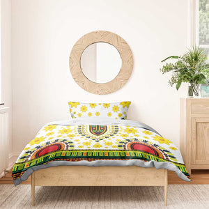 Afro Enkutatash Dashiki and Adey Abeba Bedding Set