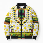 Afro Enkutatash Dashiki and Adey Abeba Bomber Puffer Jacket