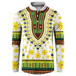 Afro Enkutatash Dashiki and Adey Abeba Button Sweatshirt
