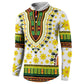 Afro Enkutatash Dashiki and Adey Abeba Button Sweatshirt