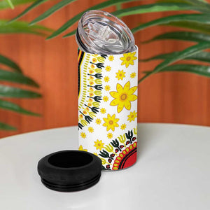 Afro Enkutatash Dashiki and Adey Abeba 4 in 1 Can Cooler Tumbler