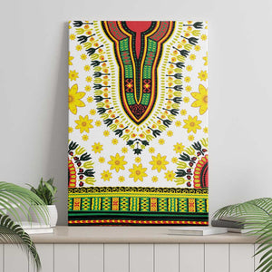 Afro Enkutatash Dashiki and Adey Abeba Canvas Wall Art