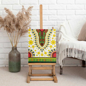 Afro Enkutatash Dashiki and Adey Abeba Canvas Wall Art