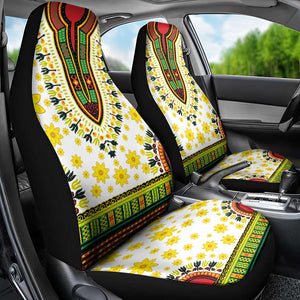 Afro Enkutatash Dashiki and Adey Abeba Car Seat Cover