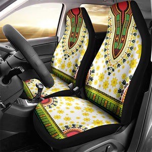 Afro Enkutatash Dashiki and Adey Abeba Car Seat Cover