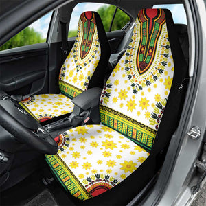 Afro Enkutatash Dashiki and Adey Abeba Car Seat Cover