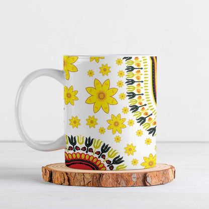 Afro Enkutatash Dashiki and Adey Abeba Ceramic Mug