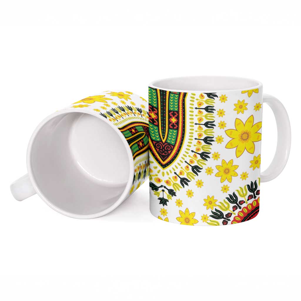 Afro Enkutatash Dashiki and Adey Abeba Ceramic Mug