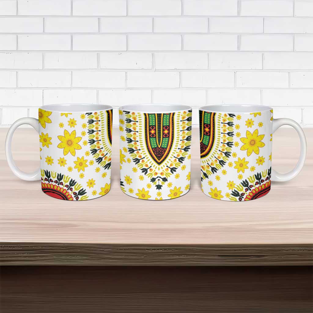 Afro Enkutatash Dashiki and Adey Abeba Ceramic Mug