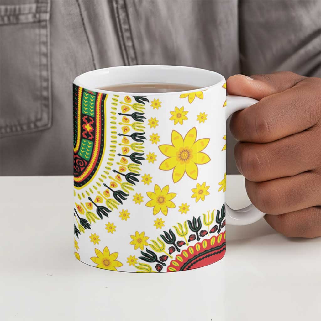 Afro Enkutatash Dashiki and Adey Abeba Ceramic Mug