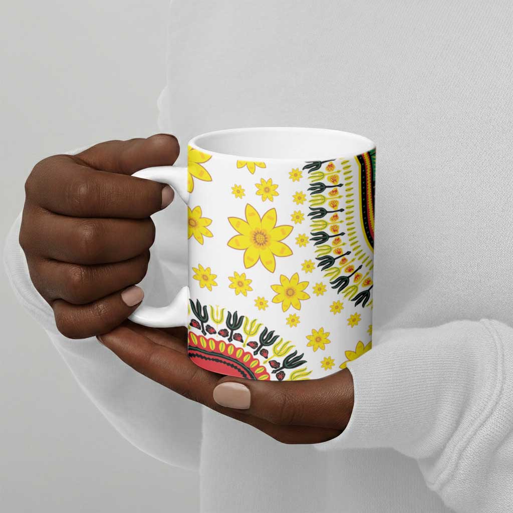 Afro Enkutatash Dashiki and Adey Abeba Ceramic Mug