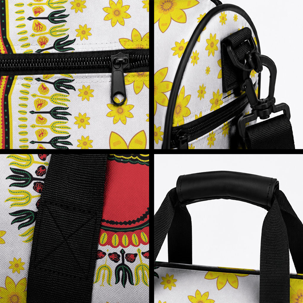 Afro Enkutatash Dashiki and Adey Abeba Duffle Bag