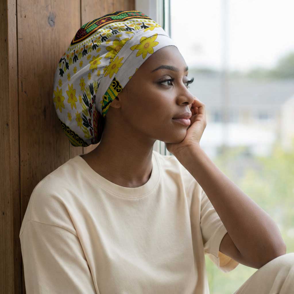 Africa Enkutatash Dashiki and Adey Abeba Easy Headwrap