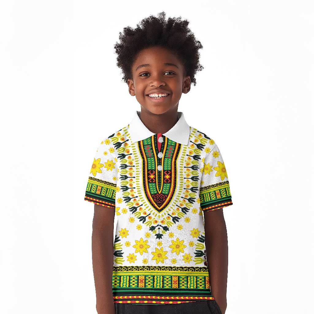 Afro Enkutatash Dashiki and Adey Abeba Kid Polo Shirt