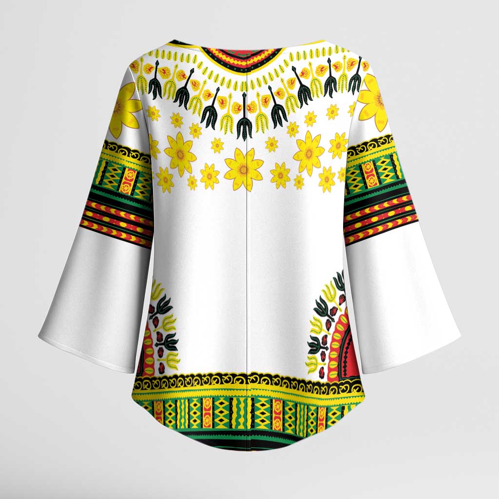 Afro Enkutatash Dashiki and Adey Abeba Kimono Sleeve Blouse