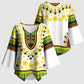 Afro Enkutatash Dashiki and Adey Abeba Kimono Sleeve Blouse
