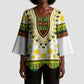 Afro Enkutatash Dashiki and Adey Abeba Kimono Sleeve Blouse