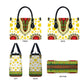 Afro Enkutatash Dashiki and Adey Abeba Leather Bag