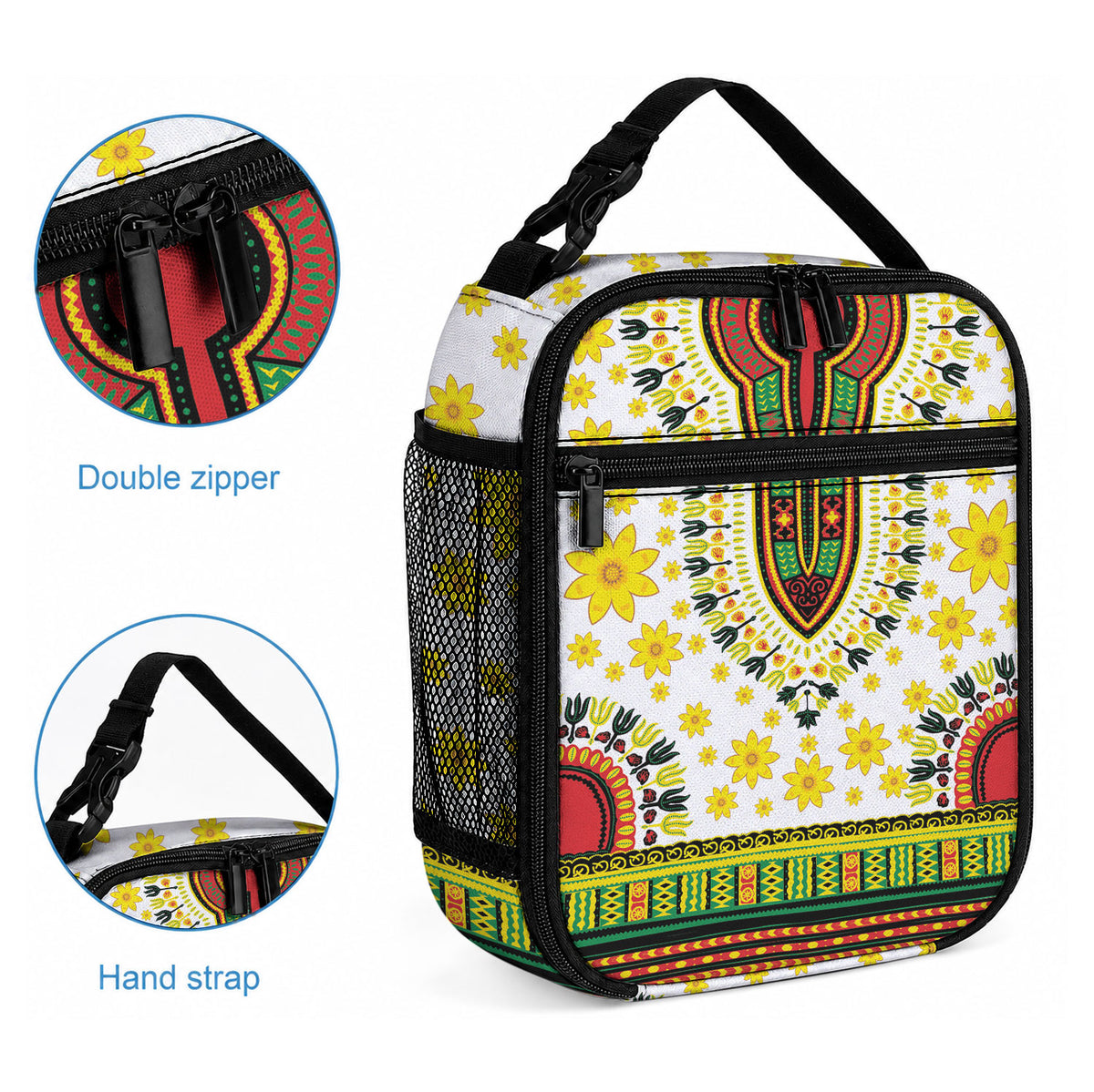 Afro Enkutatash Dashiki and Adey Abeba Lunch Bag