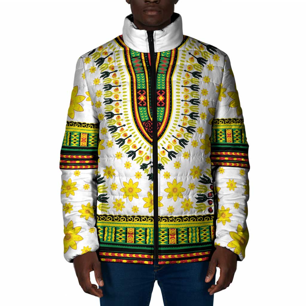 Afro Enkutatash Dashiki and Adey Abeba Padded Jacket