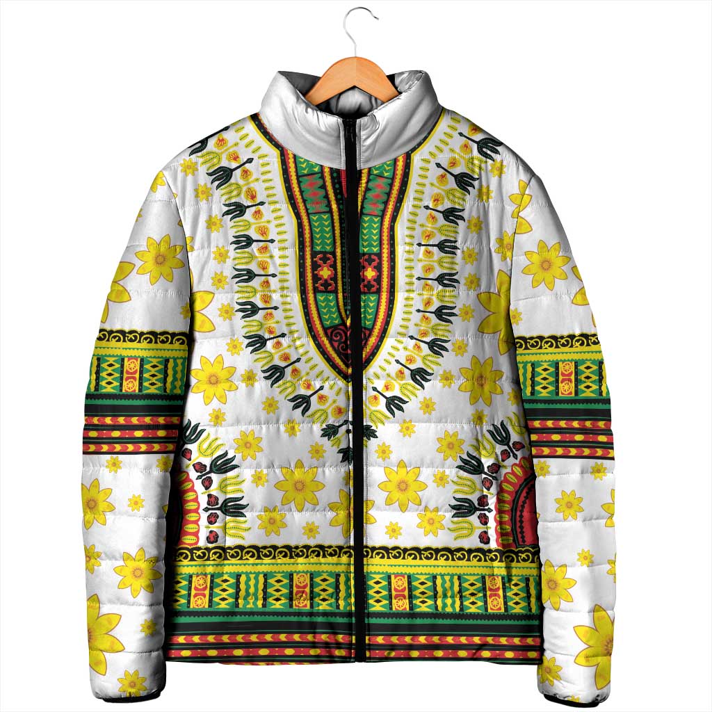 Afro Enkutatash Dashiki and Adey Abeba Padded Jacket