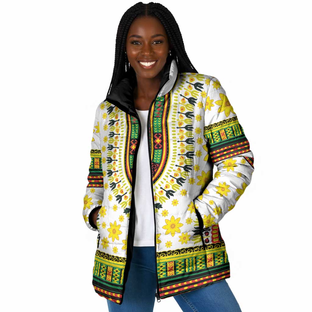 Afro Enkutatash Dashiki and Adey Abeba Padded Jacket