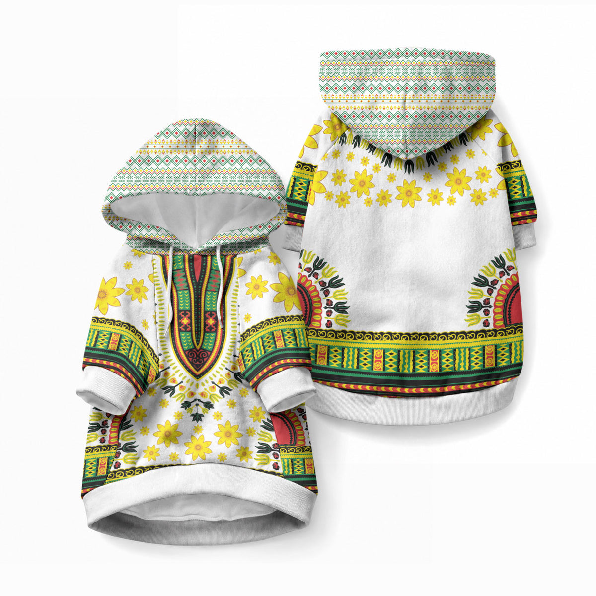 Afro Enkutatash Dashiki and Adey Abeba Pet Hoodie