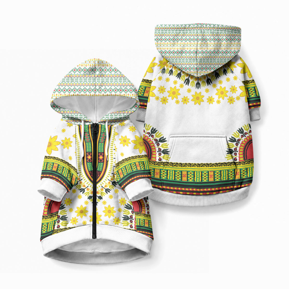 Afro Enkutatash Dashiki and Adey Abeba Pet Hoodie