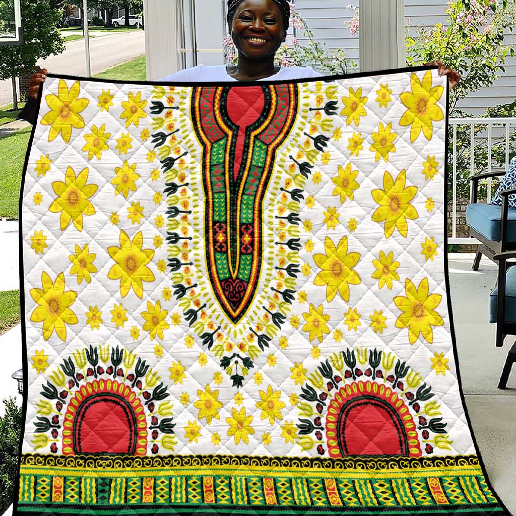 Afro Enkutatash Dashiki and Adey Abeba Quilt