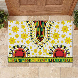 Afro Enkutatash Dashiki and Adey Abeba Rubber Doormat