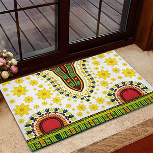 Afro Enkutatash Dashiki and Adey Abeba Rubber Doormat