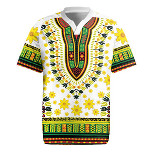 Afro Enkutatash Dashiki and Adey Abeba Rugby Jersey