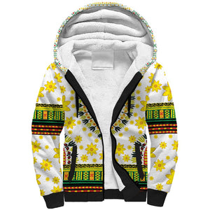 Afro Enkutatash Dashiki and Adey Abeba Sherpa Hoodie