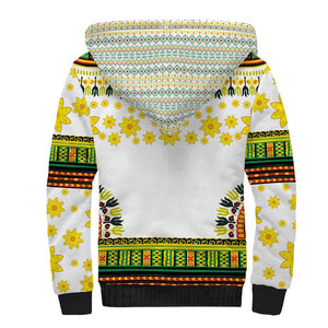 Afro Enkutatash Dashiki and Adey Abeba Sherpa Hoodie