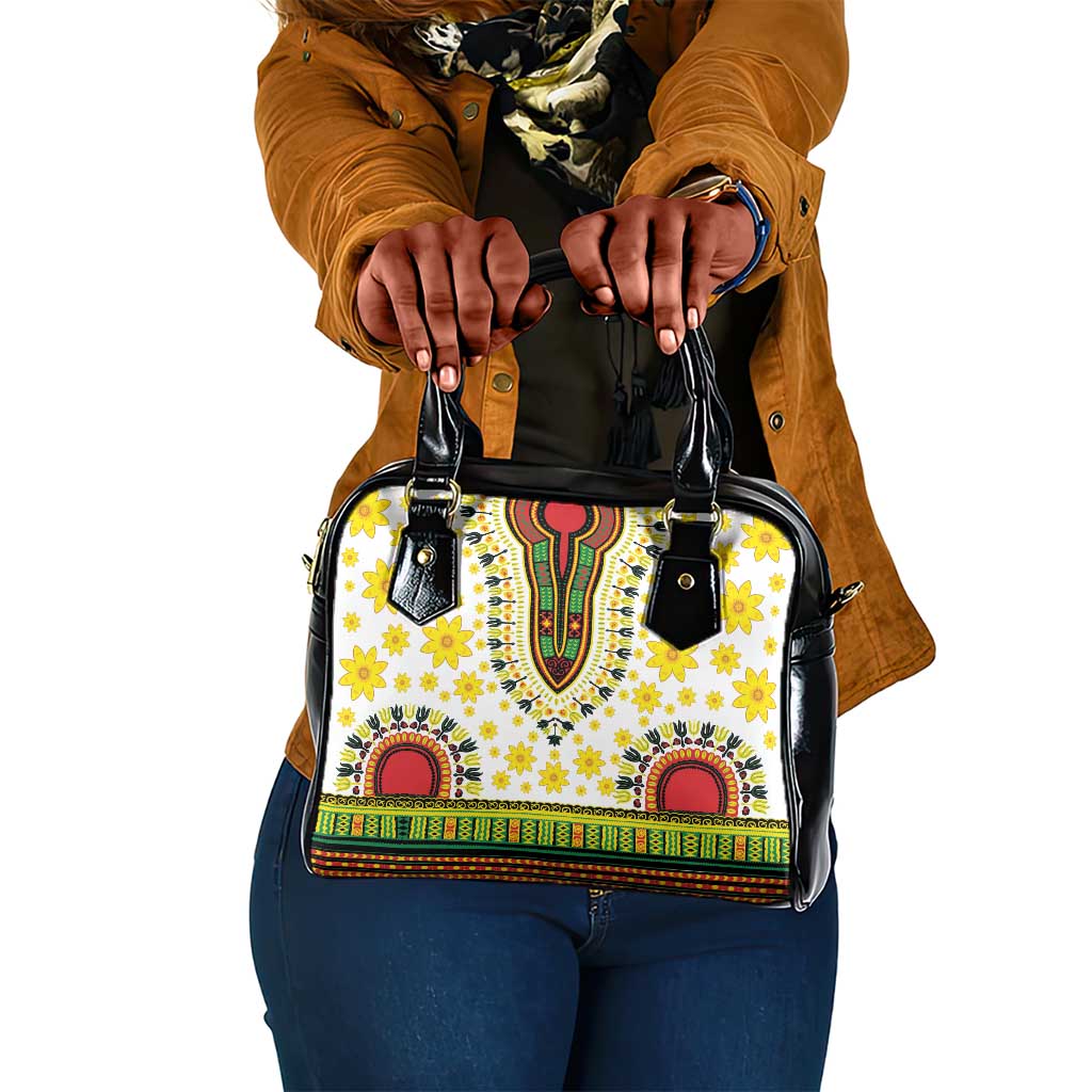 Afro Enkutatash Dashiki and Adey Abeba Shoulder Handbag