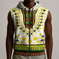Afro Enkutatash Dashiki and Adey Abeba Sleeveless Zip Hoodie - African Pride