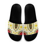 Afro Enkutatash Dashiki and Adey Abeba Slide Sandals