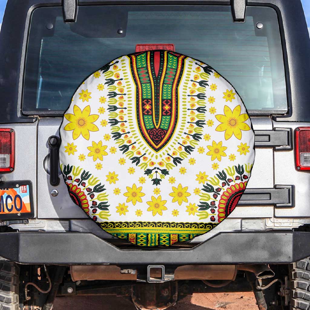 Afro Enkutatash Dashiki and Adey Abeba Spare Tire Cover