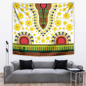 Afro Enkutatash Dashiki and Adey Abeba Tapestry