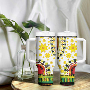 Afro Enkutatash Dashiki and Adey Abeba Tumbler With Handle