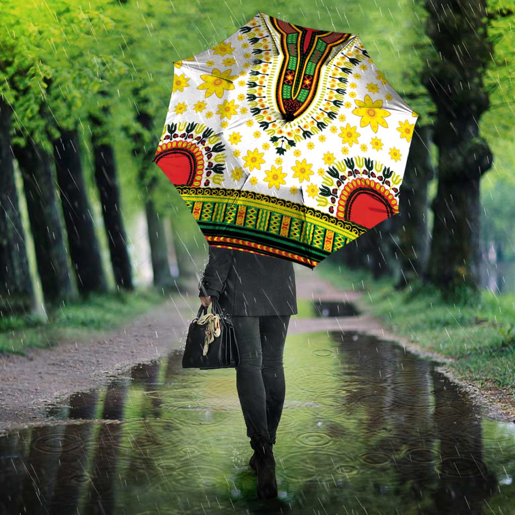 Afro Enkutatash Dashiki and Adey Abeba Umbrella
