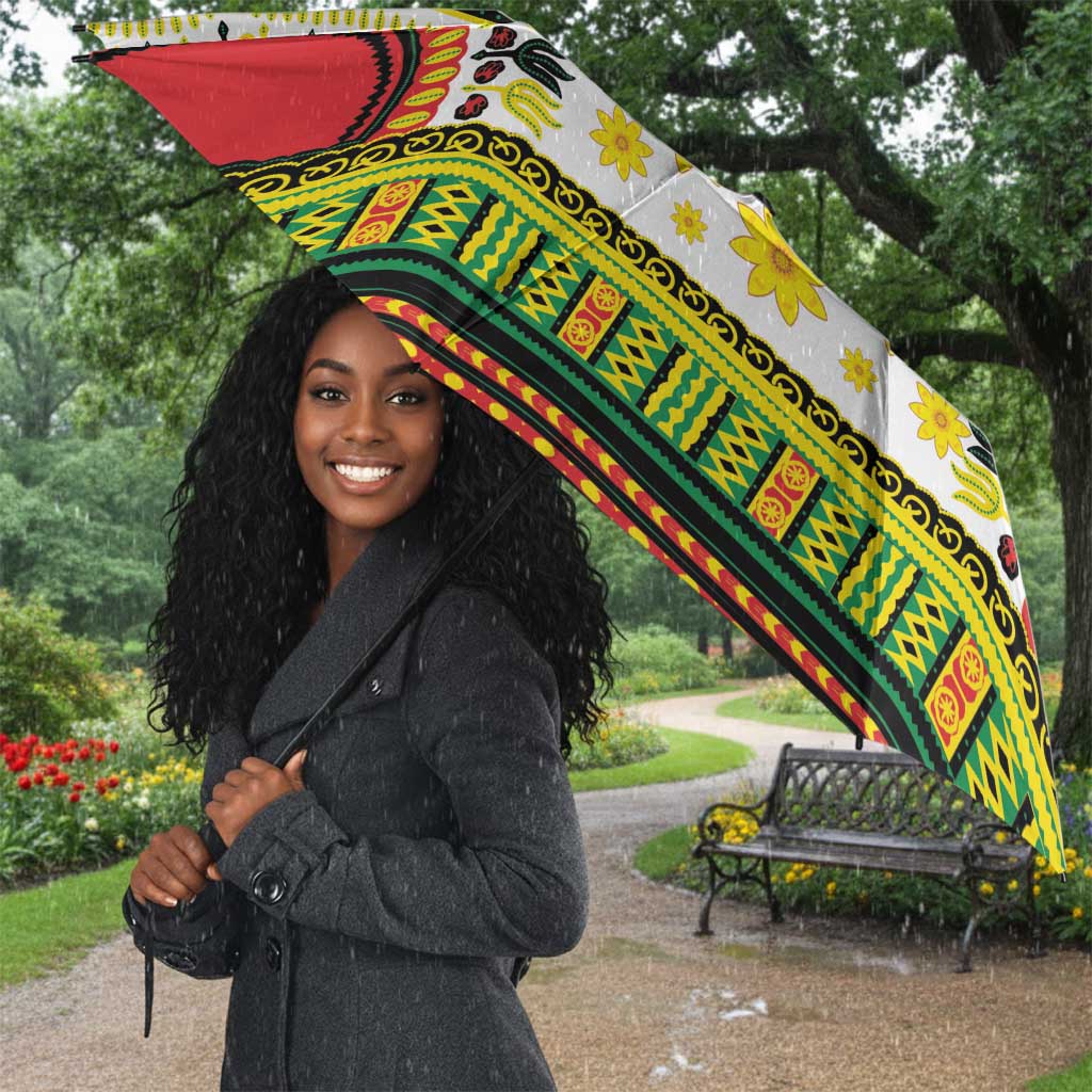 Afro Enkutatash Dashiki and Adey Abeba Umbrella