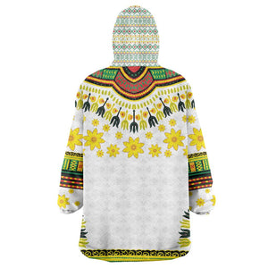 Afro Enkutatash Dashiki and Adey Abeba Wearable Blanket Hoodie